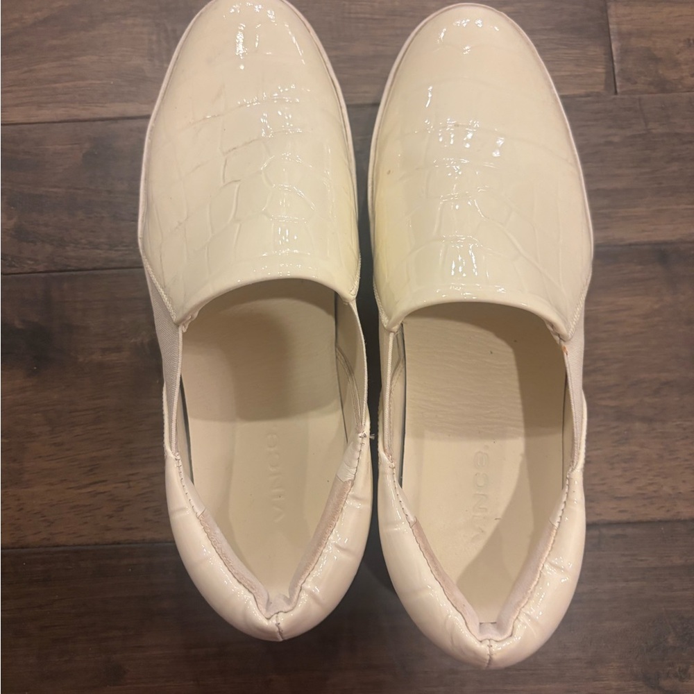 Vince Women's Cream Slip-On Sneakers